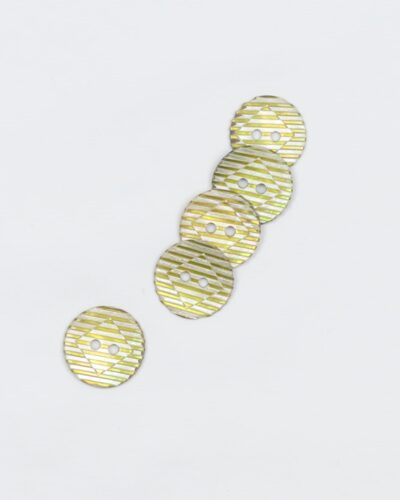 Stribet lime - Perlemor 15 mm
