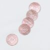 Stribet rosa - Perlemor 18 mm -