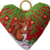 Egern i hjerte - 8x7 cm - Permin