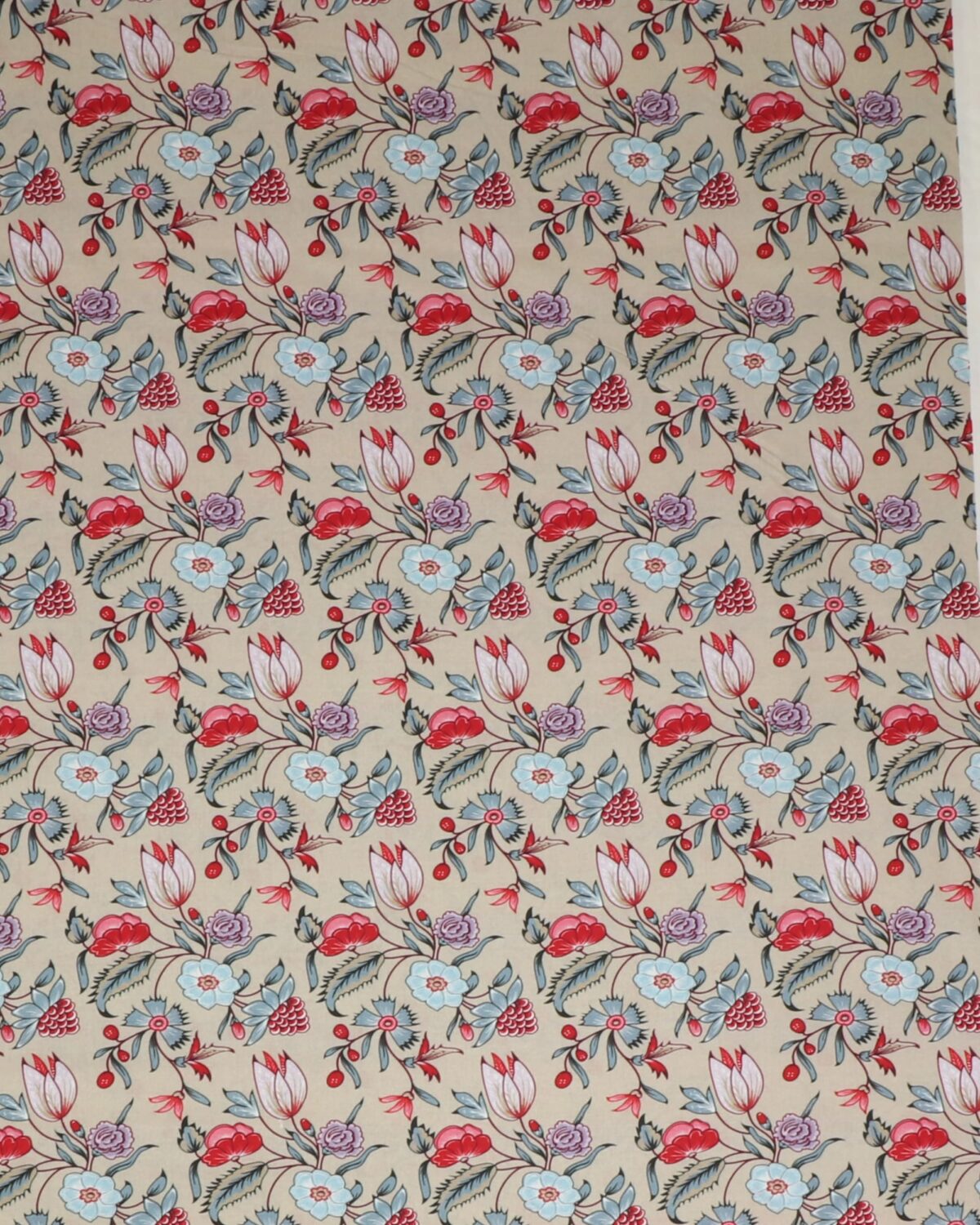 Atelier Glashouwer, blomster på beige - Patchwork