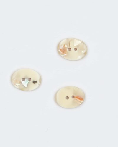 Oval 20 mm knap - Bæredygtigt