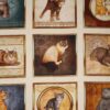Felicity, 9 motiver med katte og killinger - Patchwork rapport - Quilting Treasures