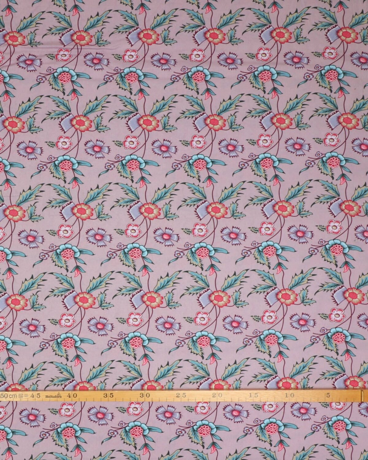 Atelier Glashouwer, blomster på lilla - Patchwork - Billede 3