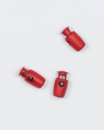 Mørk rød, 3 mm - Snorestopper, enkelt
