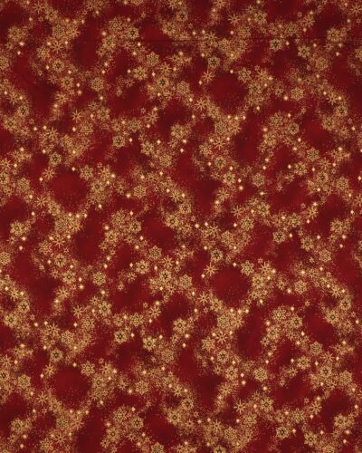 Petit Cristal, rød m. stjerner - Patchwork