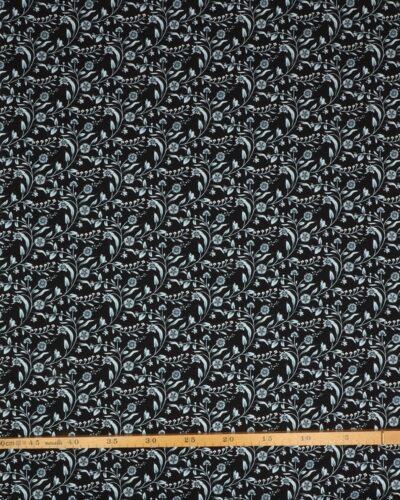 Atelier Glashouwer, lyseblå på sort - Patchwork