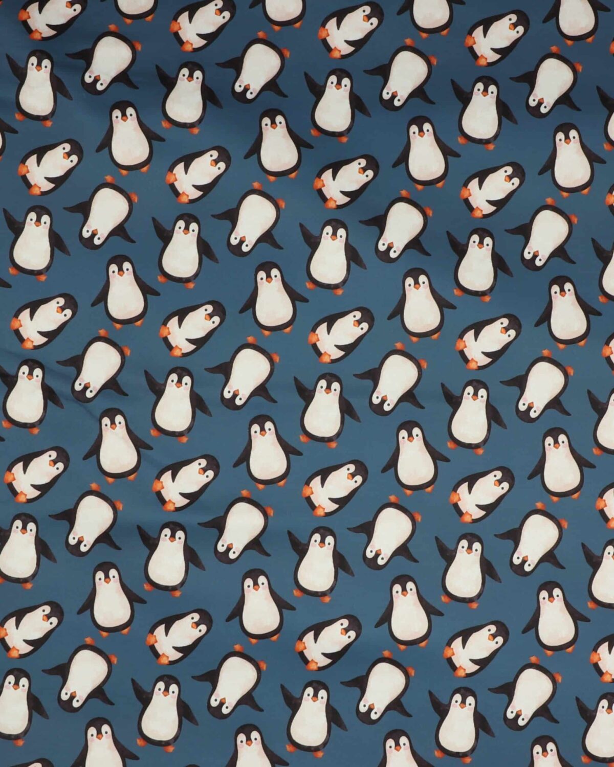 Pingviner på blå - Softshell - Billede 2