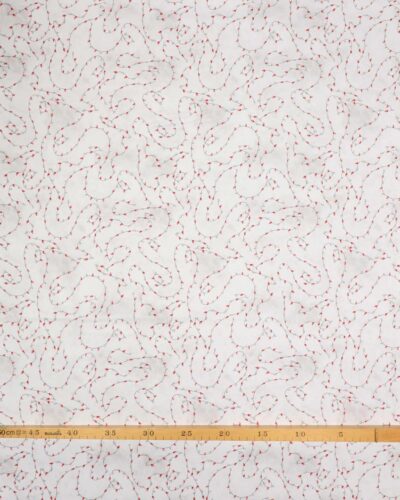 Hvid med rød og grå - Patchwork 7 Hvid med rød og grå - Patchwork