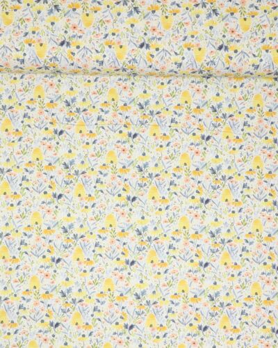 Stella, blomster, bier og bikuber - Patchwork