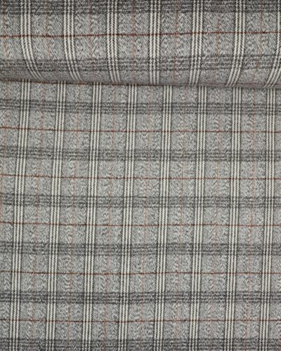 Tern, sort/lysegrå/rust/hvid - Viskose/polyester