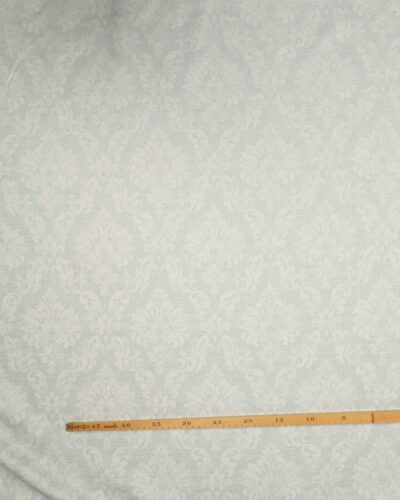 Ornamenter, sart lyseblå/offwhite