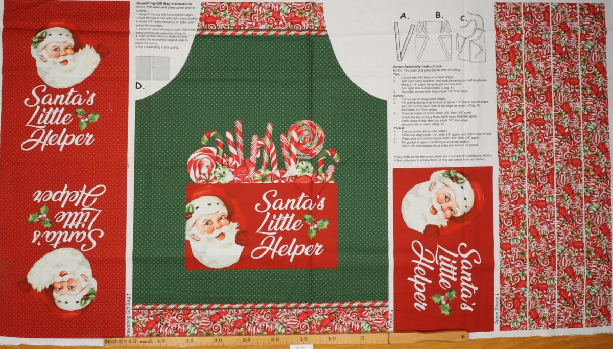 Peppermint candy, Sy et juleforklæde til børn - Patchwork rapport (140) - Billede 4