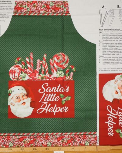 Peppermint candy, Sy et juleforklæde til børn - Patchwork rapport (140)