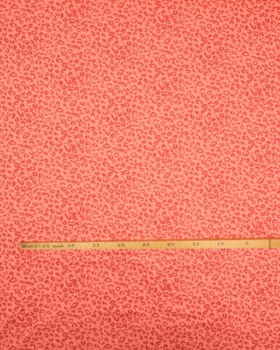 Mønster på laksefarvet bund - Jersey 7 Mønster på laksefarvet bund - Jersey