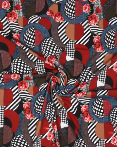 Roser og organisk mønster - Jersey 6 Roser og organisk mønster - Jersey