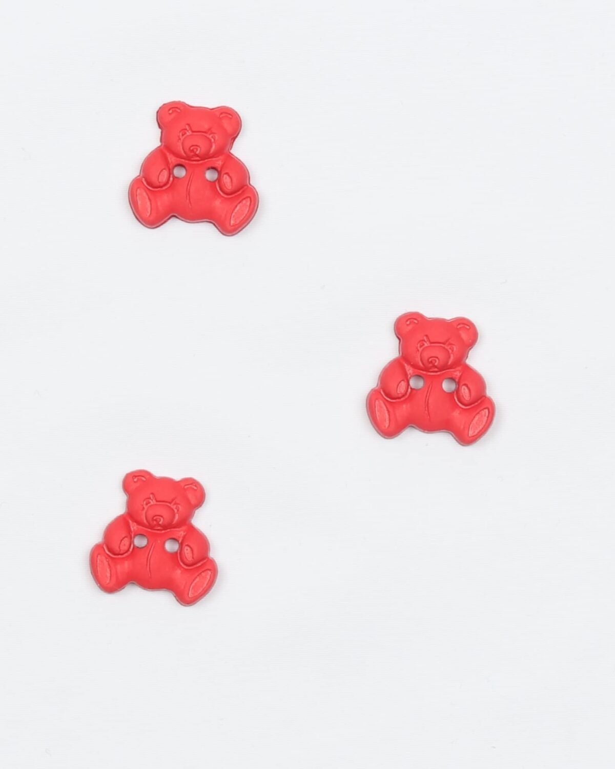 Rød bamse - 17 mm