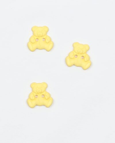 Lys gul bamse - 17 mm