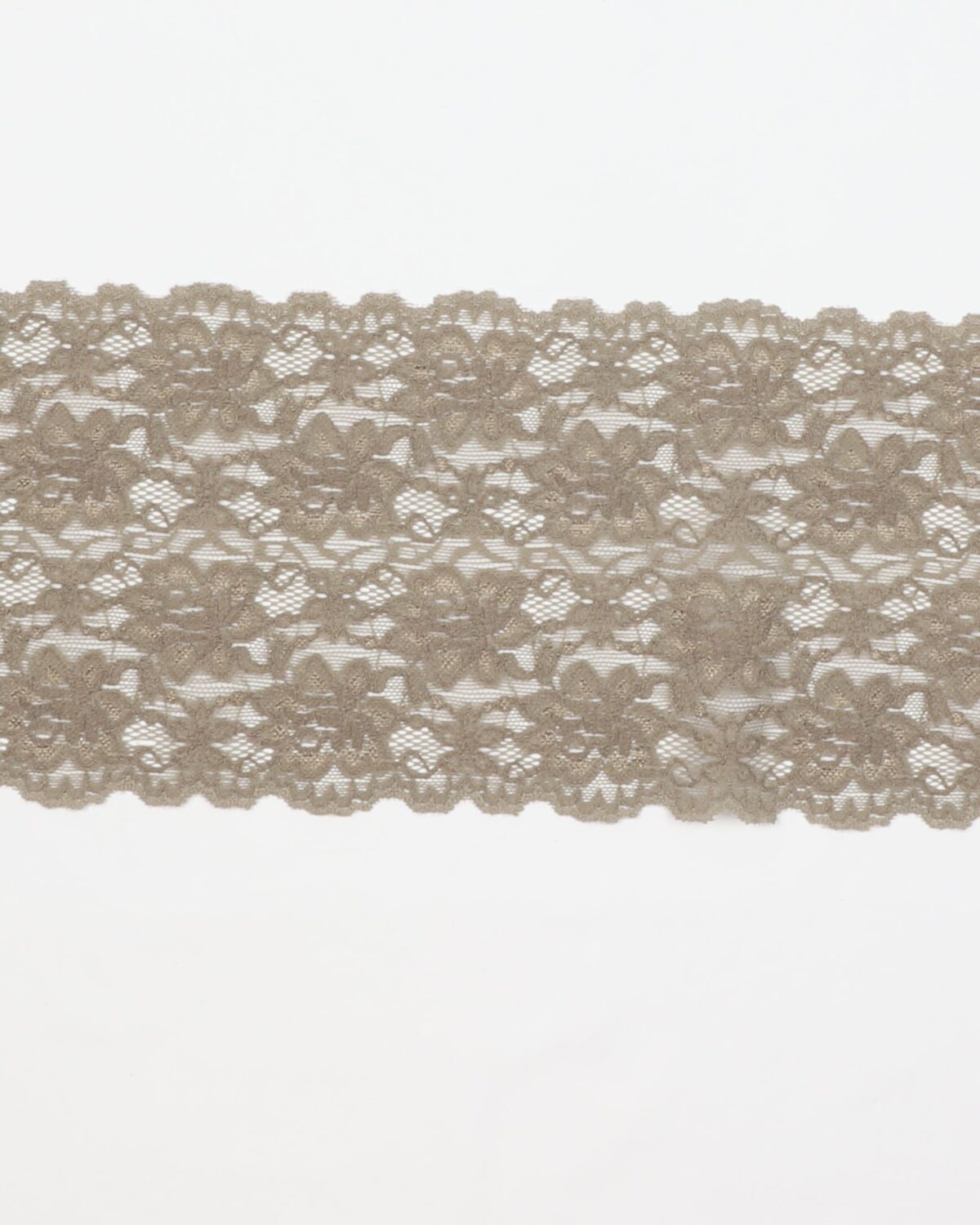 Elastisk blonde, lys vissengrøn - 130 mm
