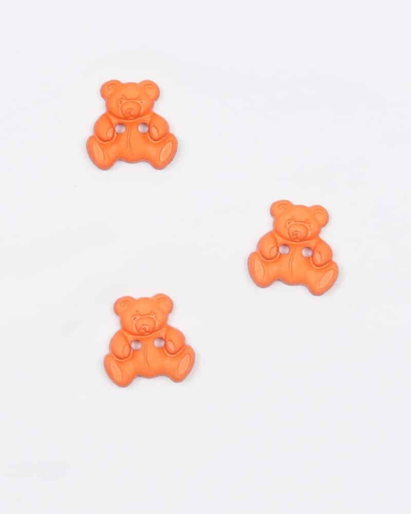 Orange bamse - 17 mm