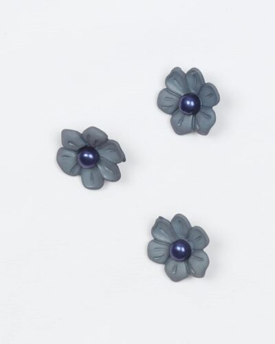 Blå blomst - 18 mm