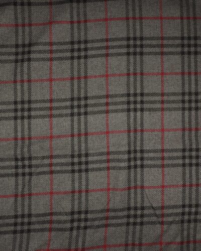Tern, grå/mørkegrå/rød - Uld/polyester