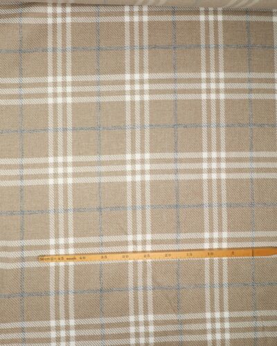 Tern, beige/offwhite/blå - Uld/polyester