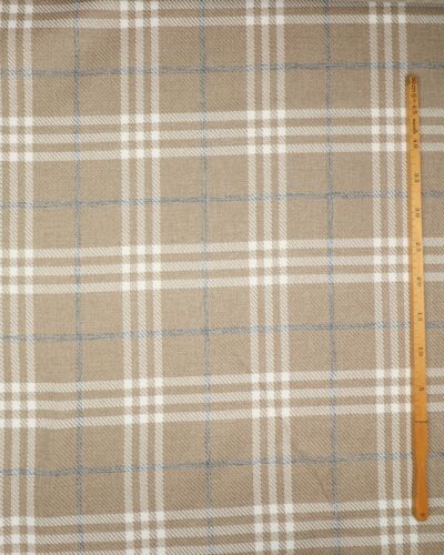 Tern, beige/offwhite/blå - Uld/polyester