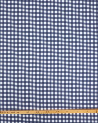 Blå/hvid tern, 10x10 mm - Jersey