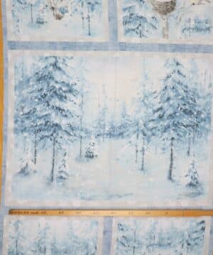 Woodland frost, 5 vinterlandsmotiver - Patchwork rapport