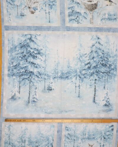 Woodland frost, 5 vinterlandsmotiver - Patchwork rapport