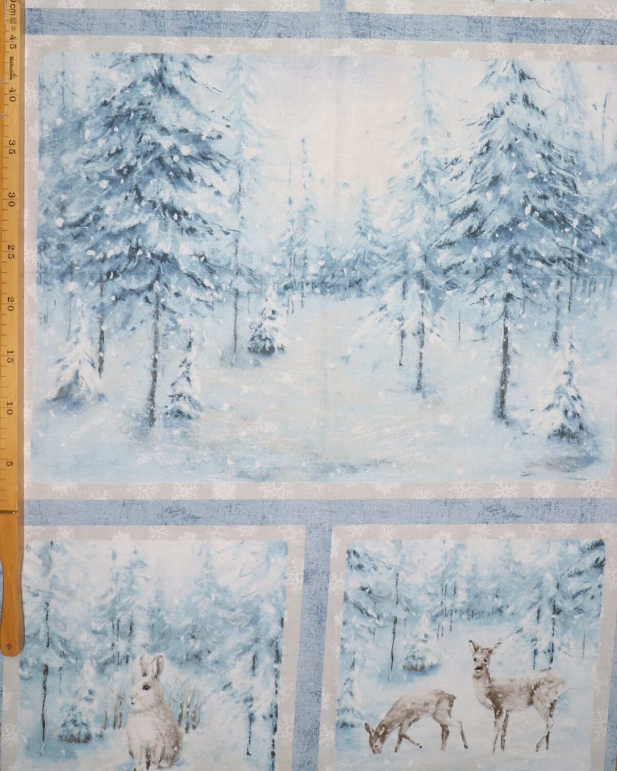 Woodland frost, 5 vinterlandsmotiver - Patchwork rapport - Billede 5
