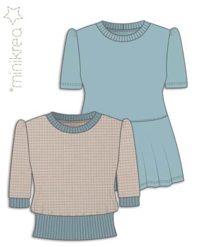 Retro T-shirt str. 34-50 - Minikrea 70270