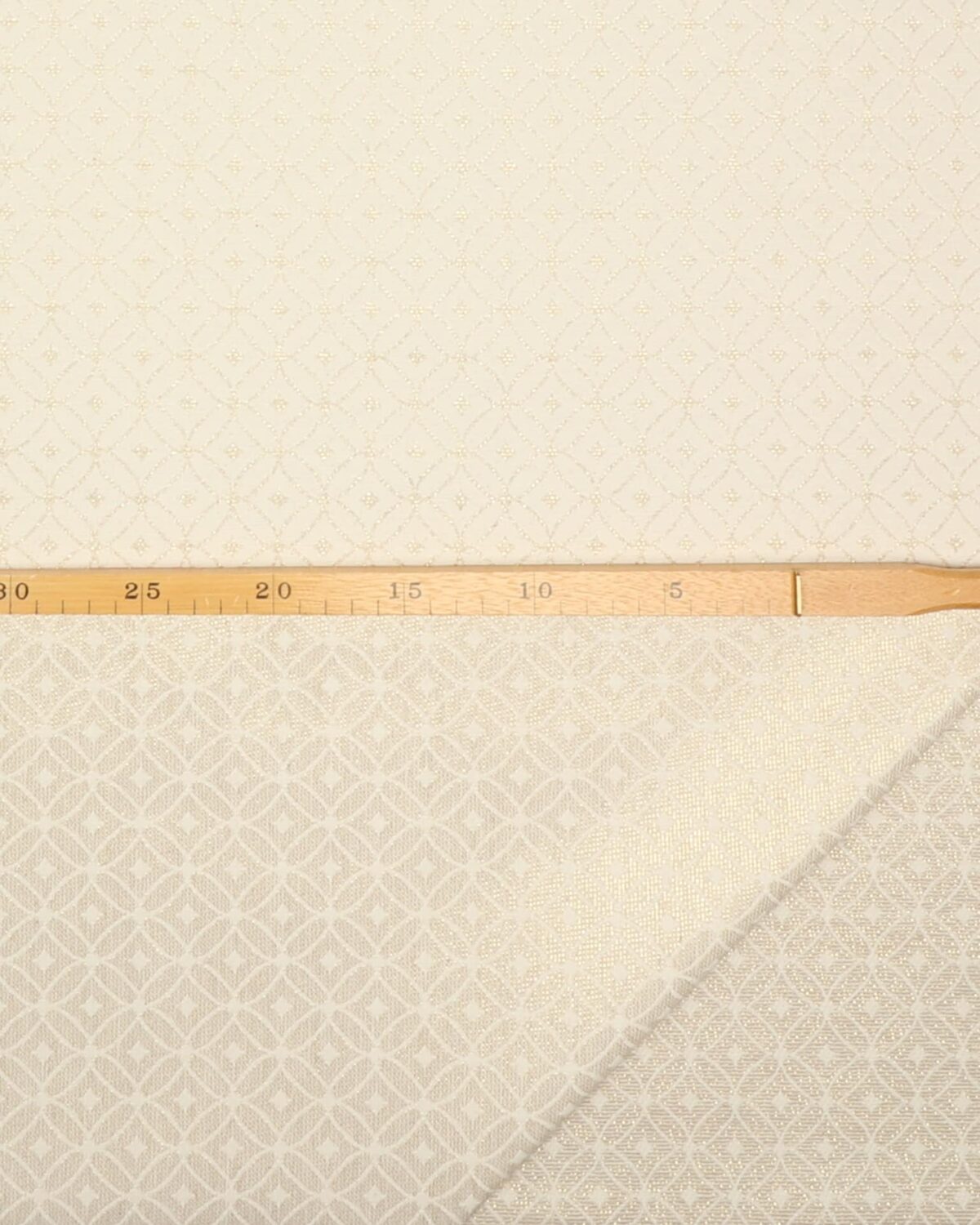 Offwhite med guldmønster - Gobelin - Billede 3