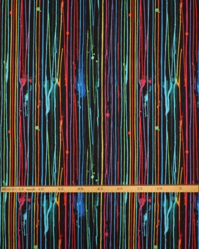 Maling der løber på blå bund - Patchwork 7 Maling der løber på blå bund - Patchwork