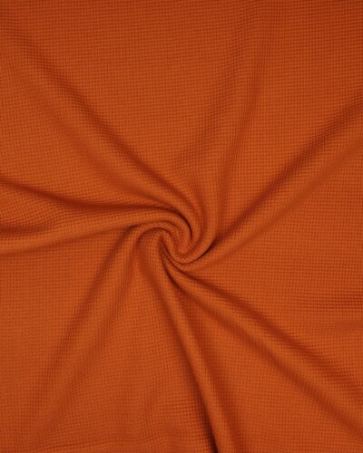 Brændt orange - Vaffel jersey