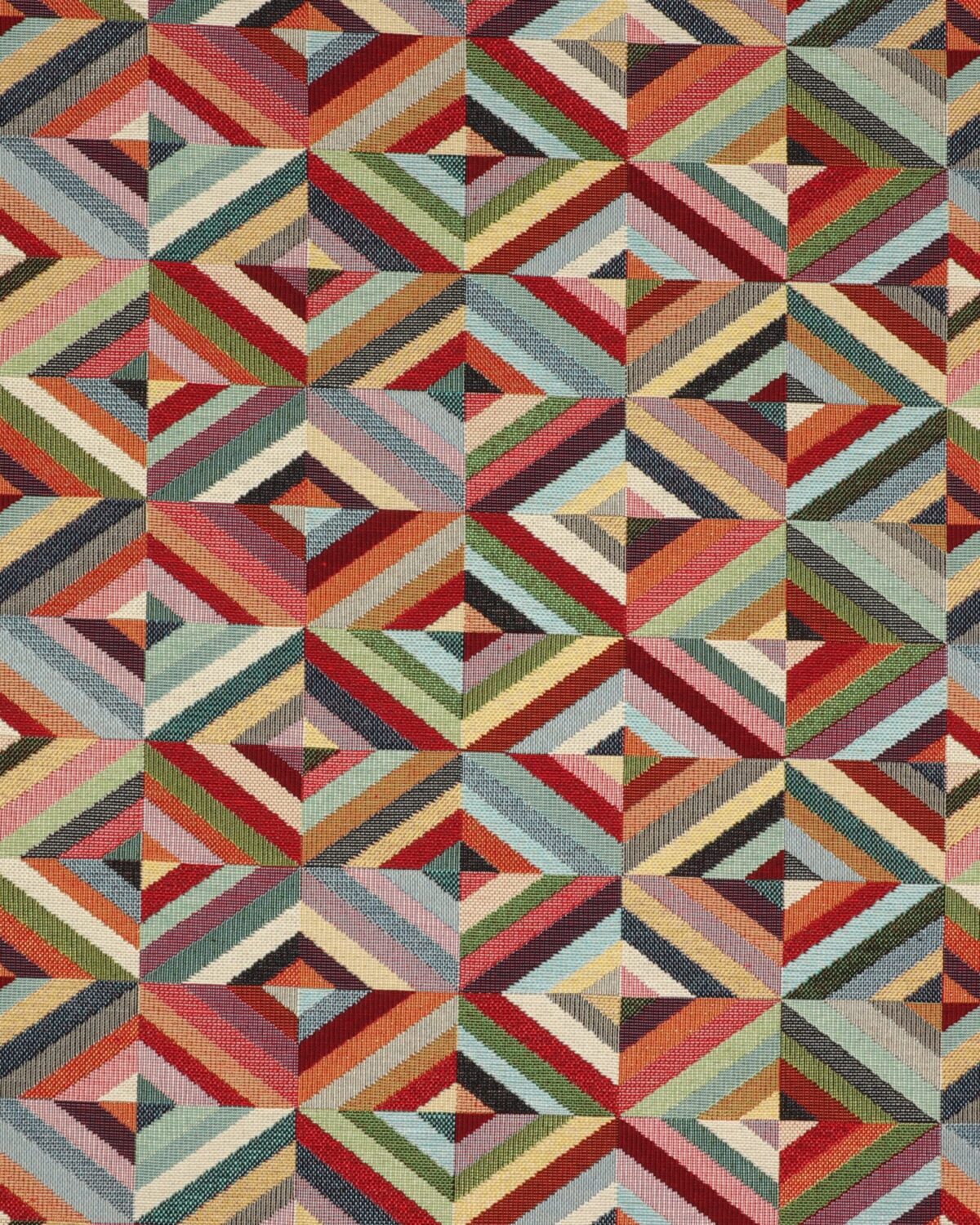 Multifarvet grafisk mønster - Gobelin - Billede 2