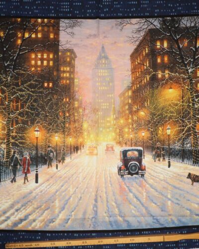 Julelys og sne i byen - Patchwork rapport