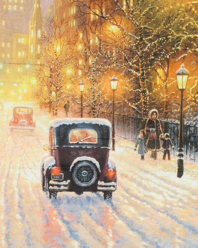 Julelys og sne i byen - Patchwork rapport