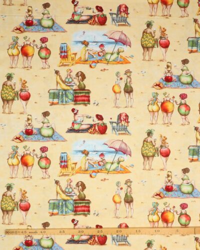 Fruit ladies ved stranden - Patchwork