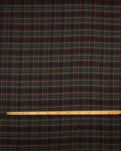 Klantern, mørkeblå og grøn - Viskose/polyester/elastan