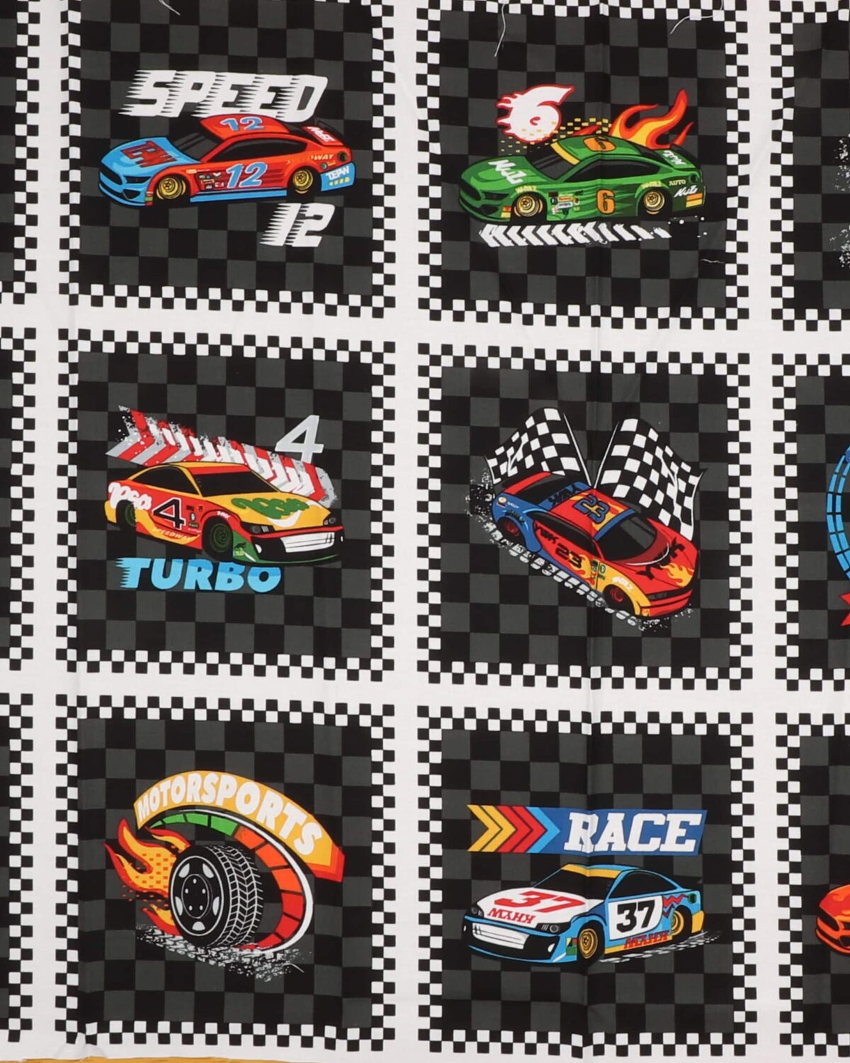 Turbo speed, 15 racerbiler - Patchwork rapport