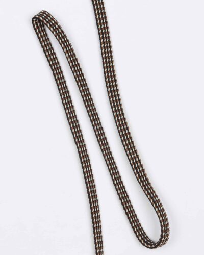 Sort, offwhite, brun 10 mm snøre