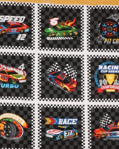 Turbo speed, 15 racerbiler - Patchwork rapport