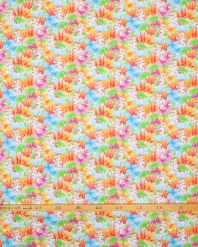 Painting the world, tiger maler blomsterne - Patchwork