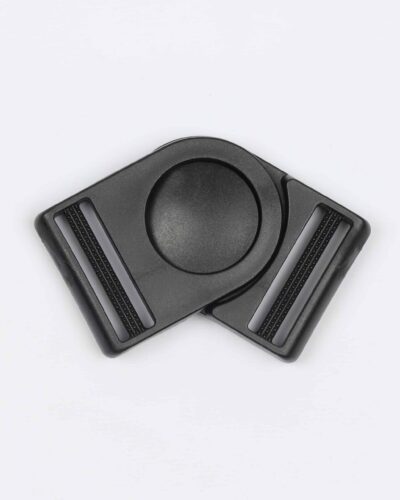 Fleksibelt klikspænde, 37 mm sort