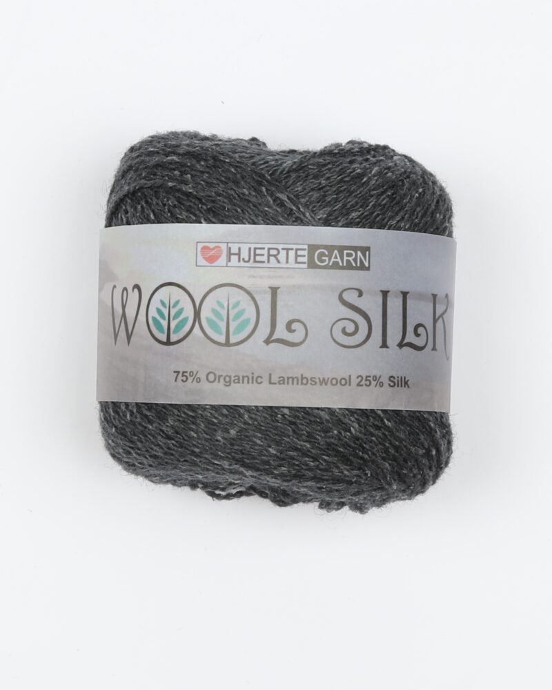 Wool Silk fra Hjertegarn i mange farver - Gots Certificeret - Hjertegarn