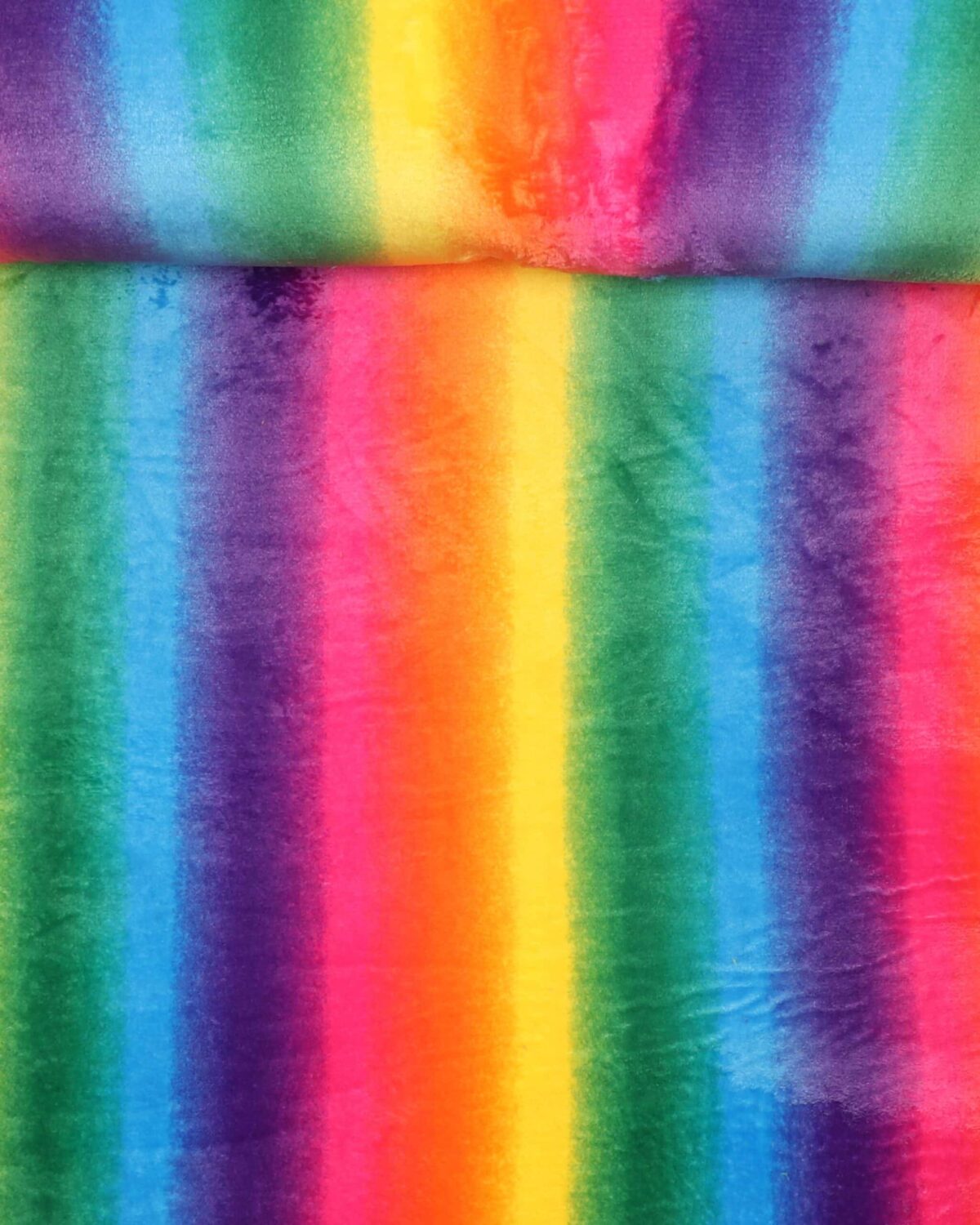 Regnbuefarvet - Microfleece