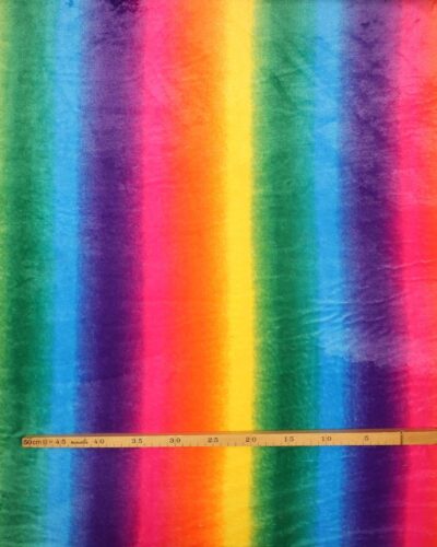 Regnbuefarvet - Microfleece