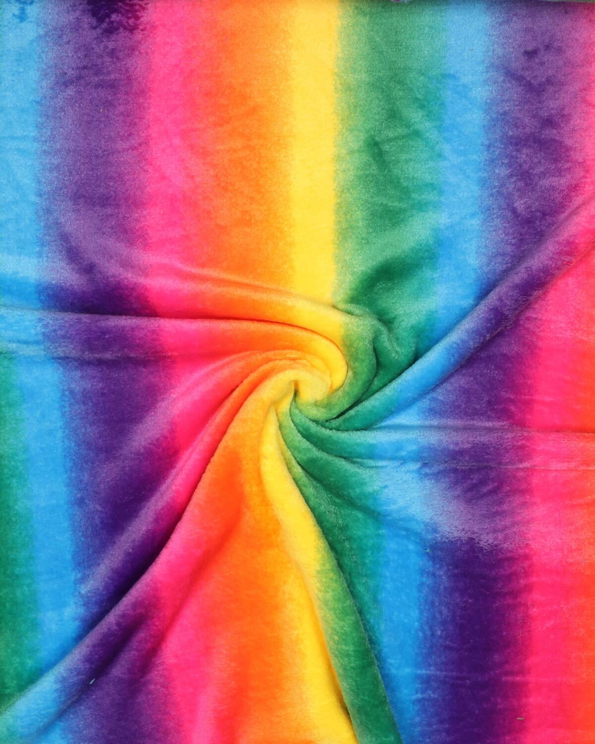 Regnbuefarvet - Microfleece - Billede 2