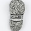 Nordic fra Lammy Yarns (Ragsokke uld sort/hvid) - CeWeC